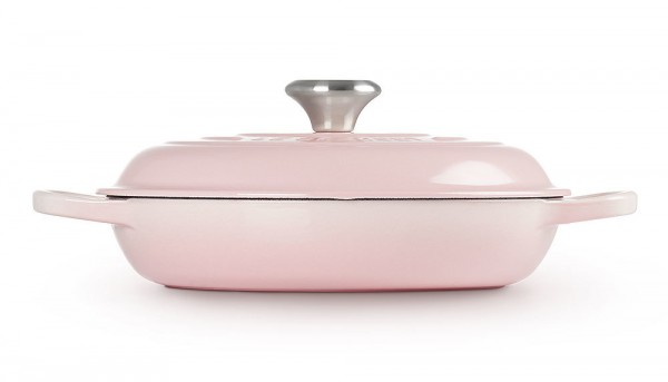 Le Creuset Gourmet-Profitopf Gusseisen Shell Pink 26cm