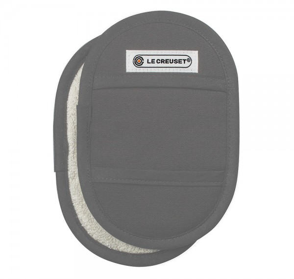 Le Creuset Topf-Griffschutz 2-Stück Textil Flint Grau