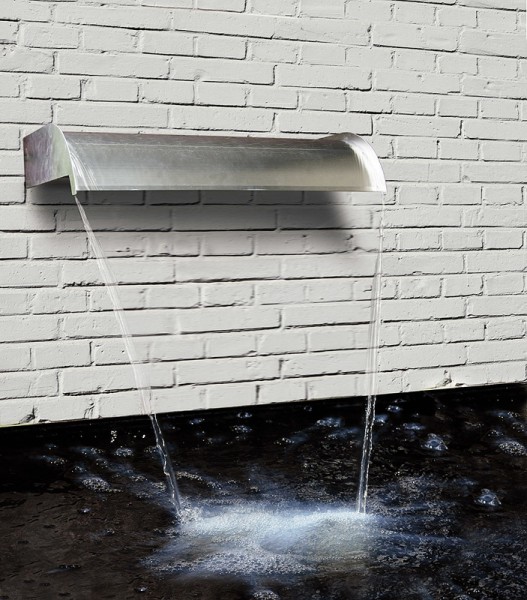 Ubbink Nevada 30 LED SET Wasserfall-Set Edelstahl Beleuchtet