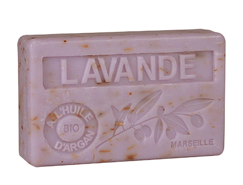 Bio-Arganöl Seife Lavande Broyee (Lavendelblüten) – 100g