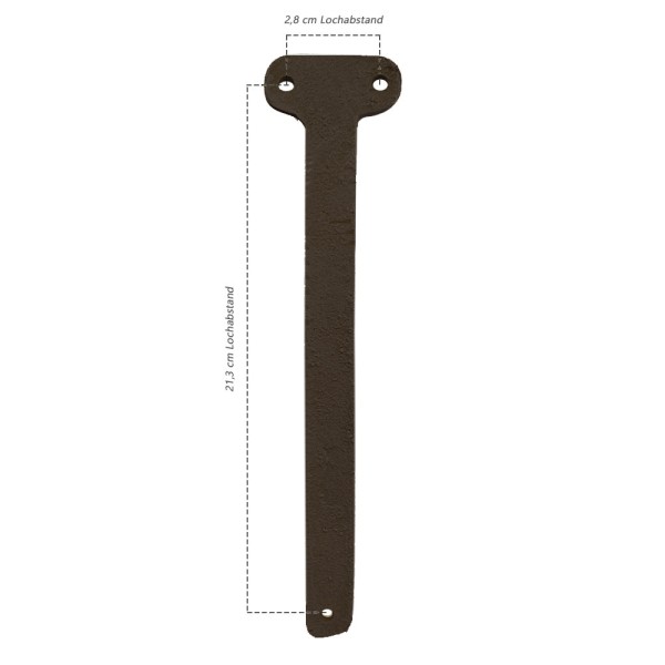 Regalträger Gründerzeit-Stil Regalhalter Regalwinkel Gusseisen Braun 23x27cm