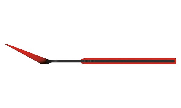 Woll Cook-It Wok-Wender mit Silikonrand Schwarz Rot