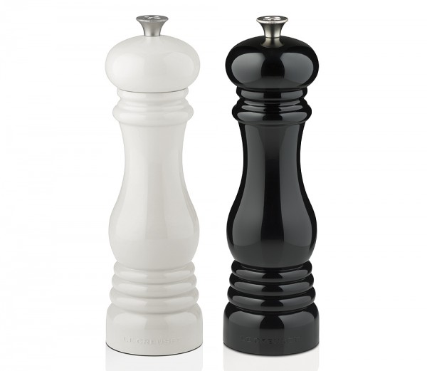 Le Creuset Mühlen Set Schwarz Weiß Salz- & Pfeffermühle 21cm