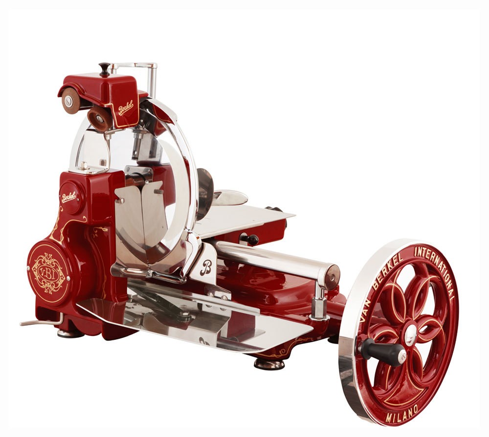 Berkel Volano B114 Rot Aufschnittmaschine mit Schwungrad Red