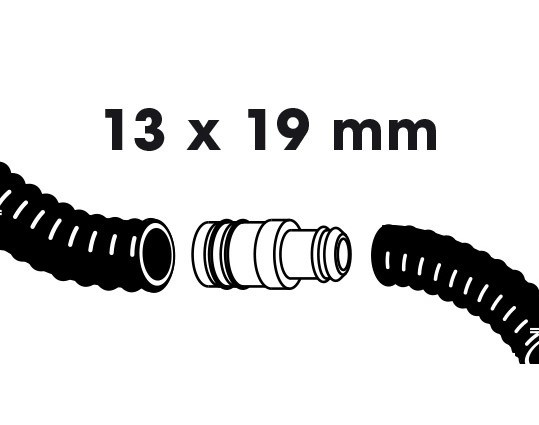 Ubbink Teich Schlauch Verbinder Reduzierstück 13 mm x 19 mm