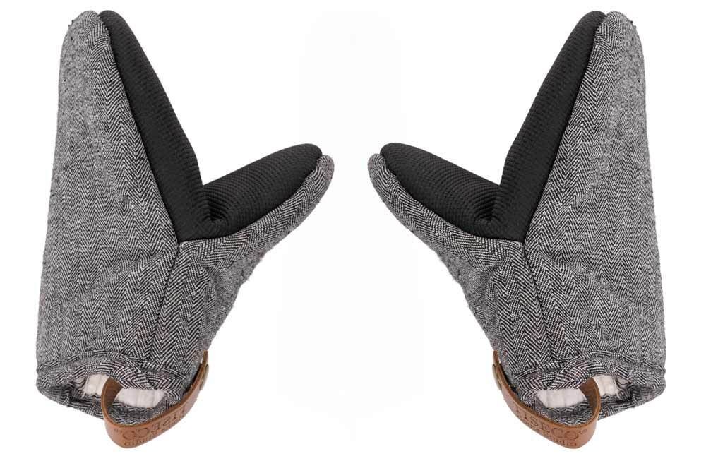 Ofenhandschuh Sherlock Grau Set 2 Stück Greifhandschuh Topfhandschuh Baumwolle Ofenhandschuh Sherlock Grau Set 2 Stück Greifhandschuh Topfhandschuh Baumwolle