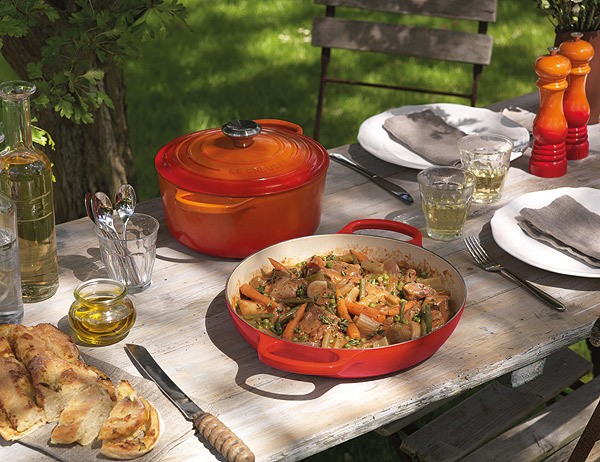 Le Creuset Gourmet-Profitopf Gusseisen Kirschrot 26cm