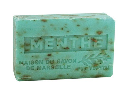 Provence Seife Menthe Broyee (Minze) – Karité 125g