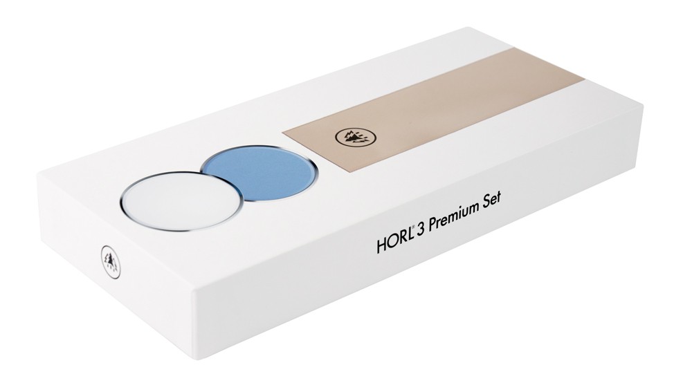 HORL 3 Premiumschärfe Paket – Abziehleder & Schleifscheibe Fein & Extrafein
