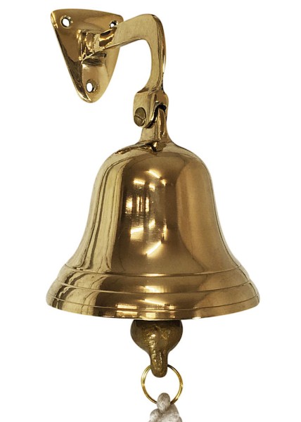 Schiffsglocke Nostalgie Messing Glocke Maritim Türglocke 9 cm