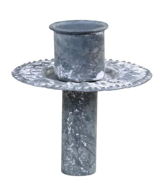 Kerzenhalter für Flaschen Zink Kerzenhalteraufsatz Flaschenaufsatz Vintage-Stil