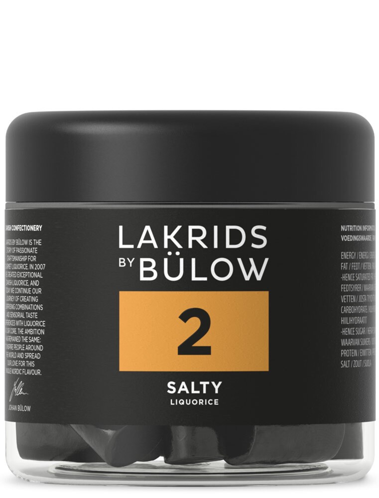 Lakrids by Bülow – 2 – Salty – Lakritz 150 g