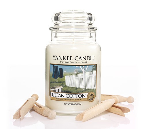 Yankee Candle Duftkerze Clean Cotton 623 g