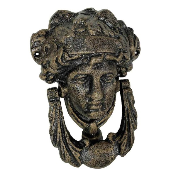Türklopfer Medusa Gusseisen Bronze Optik Griechische Mythologie Antik-Stil