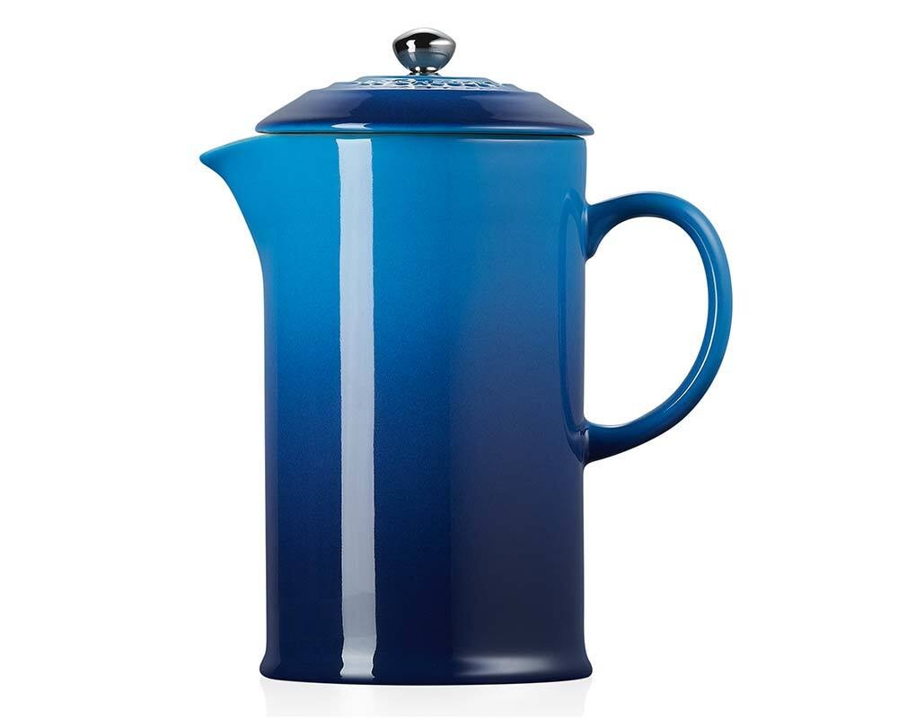 Le Creuset Kaffeebereiter Steinzeug Azure Blau