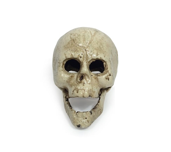 Flaschenöffner Totenkopf Schädel Gusseisen Weiß Halloween Gothic Antik-Stil