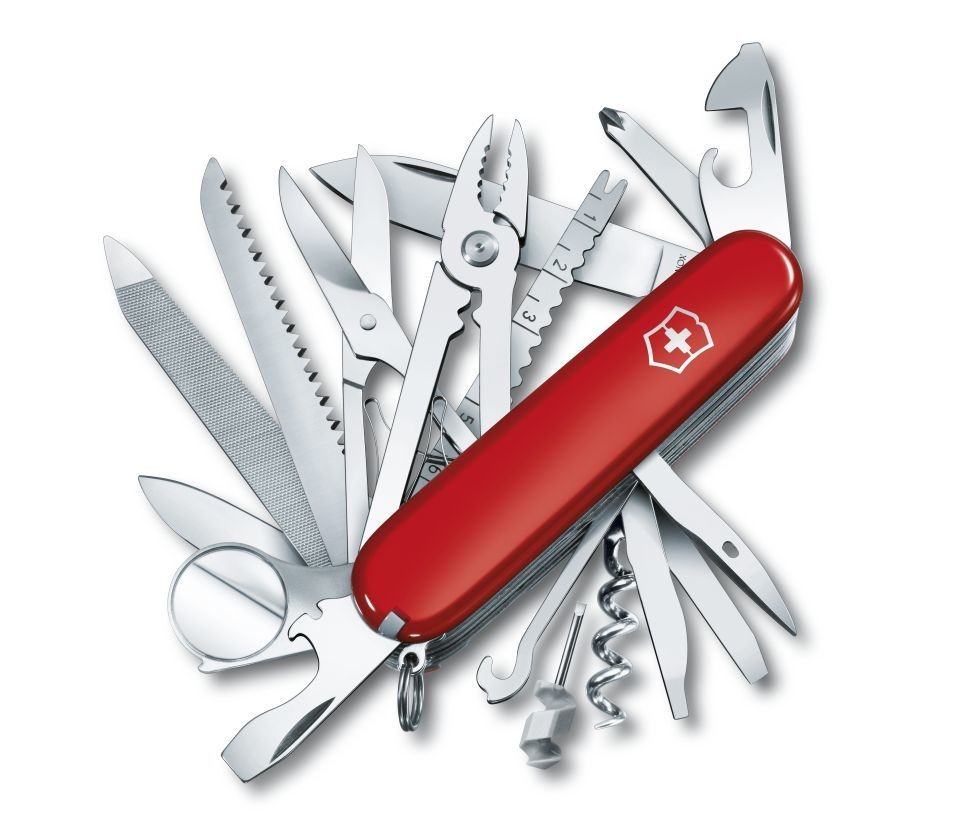 Victorinox Swiss Champ Rot Offiziersmesser Schweizer Taschenmesser - 33 Funktionen