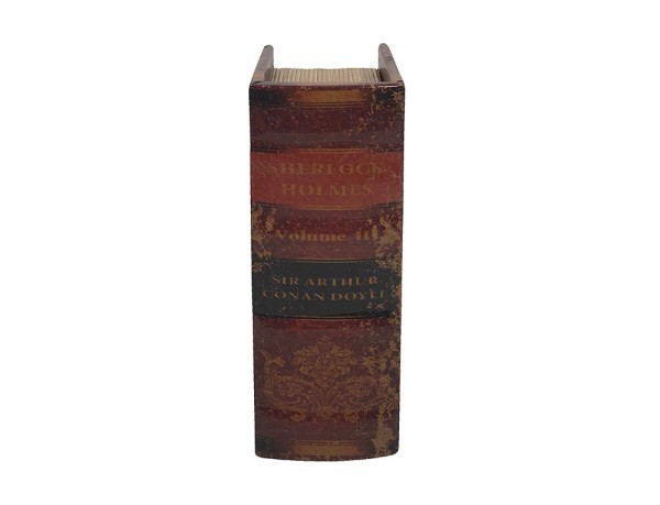 Hohles Buch Geheimfach SHERLOCK HOLMES Buchversteck Antik-Stil 15x10x6cm