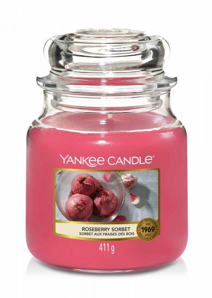 Yankee Candle Duftkerze Roseberry Sorbet 411 g