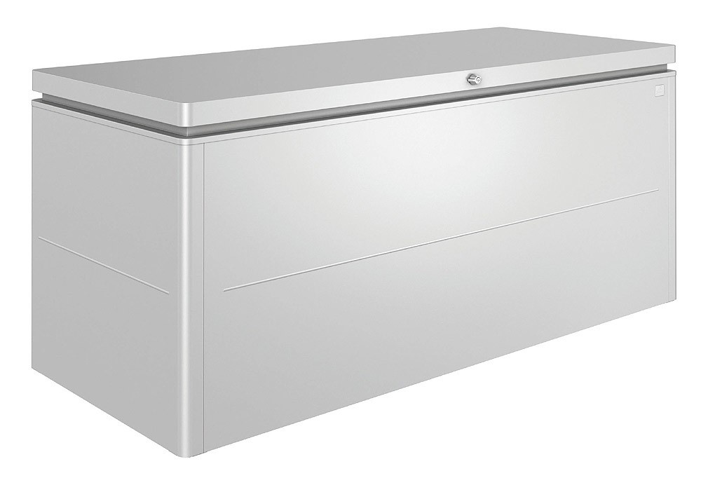 Biohort Loungebox 200 Aufbewahrungsbox 200x84x88,5cm Silber-Metallic