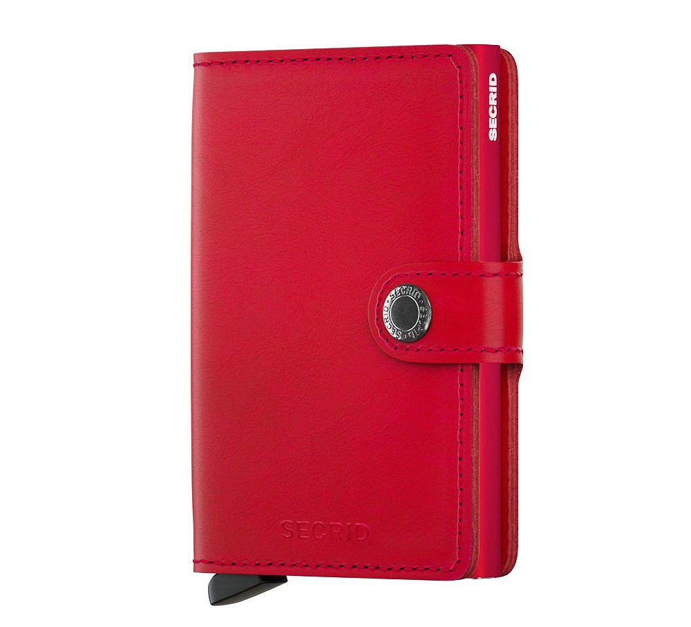 Secrid Miniwallet Original Red Red Leder