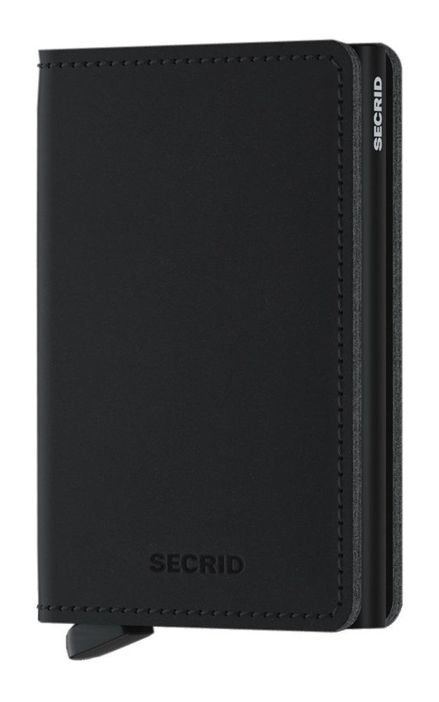 Secrid Slimwallet Vegan Soft Touch Black  Leder