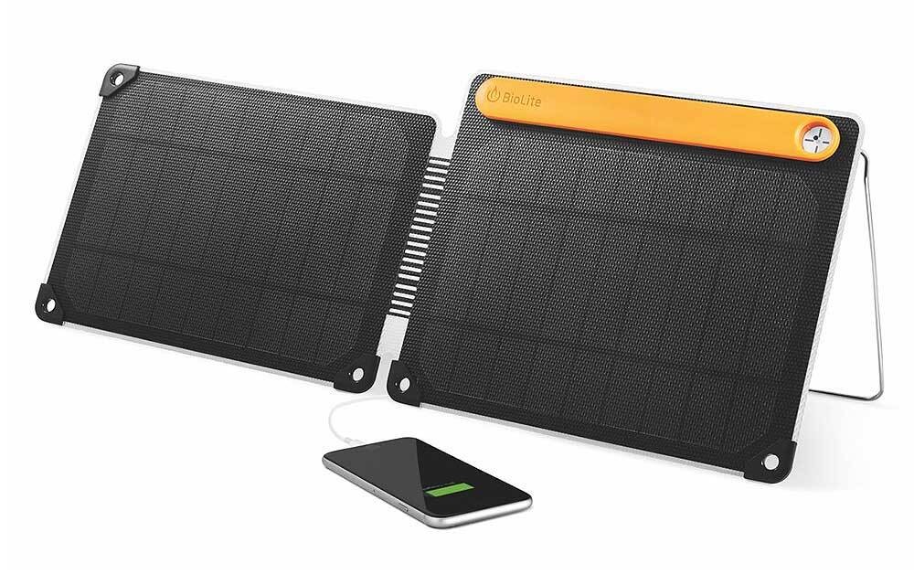BioLite Solar Panel 10+ 3200 mah 10W Mobiles Solarmodul Ladegerät Powerbank mit USB