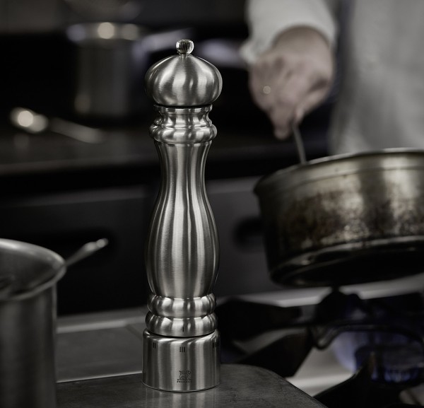 Peugeot Paris Chef Salzmühle Edelstahl U-Select 22cm