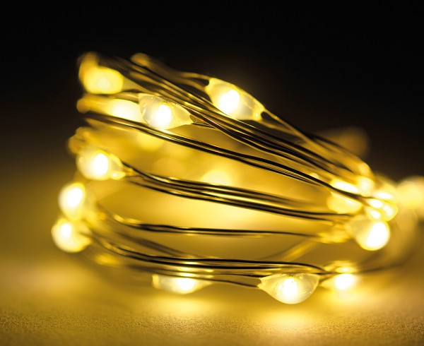 Solar Lichterkette Außen LED Wetterfest Warmweiß 2 Modus Garten Camping