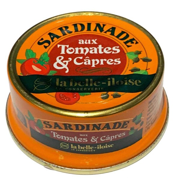 la belle-iloise Sardinenpaste Sardinade mit Tomaten und Kapern - Dose 60 g