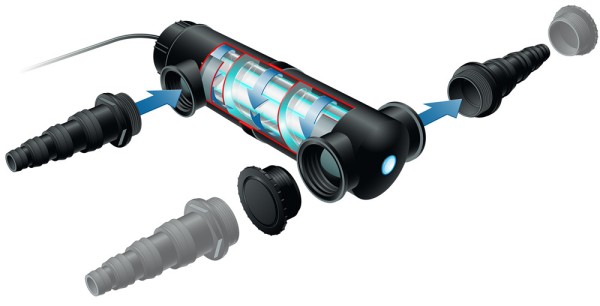 Ubbink UV-C Gerät AlgClear UVC 35000 36W Wirbeltechnik