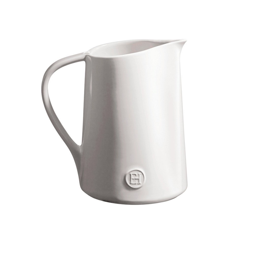 Emile Henry Krug HR Ceramic® Saftkrug Weiß 0,9L