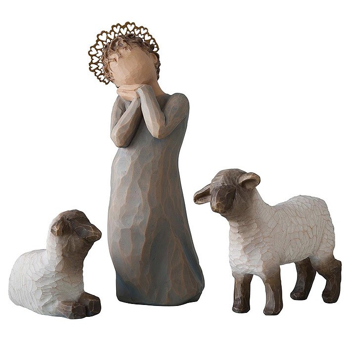 Willow Tree Krippenfigur Kleine Schafshirtin Little Shepherdess