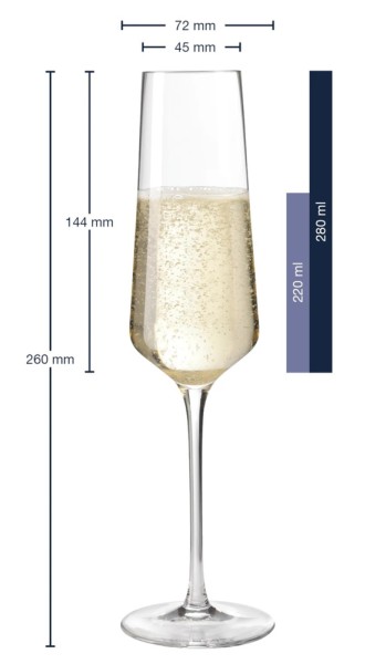 Leonardo Sektglas Puccini 280ml - 6er-Set