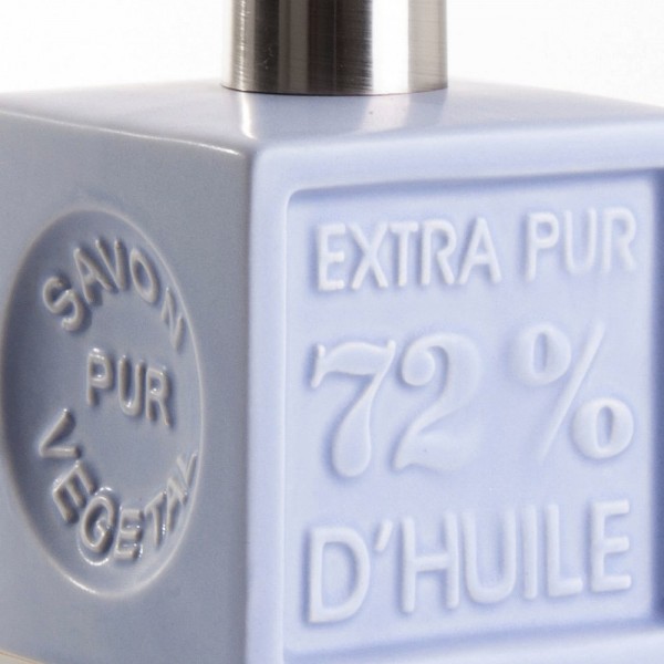 Seifenspender "Savon de Marseille" Keramik Lavendel