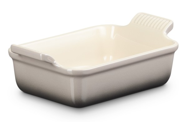 Le Creuset Auflaufform Tradition Steinzeug Flint Grau