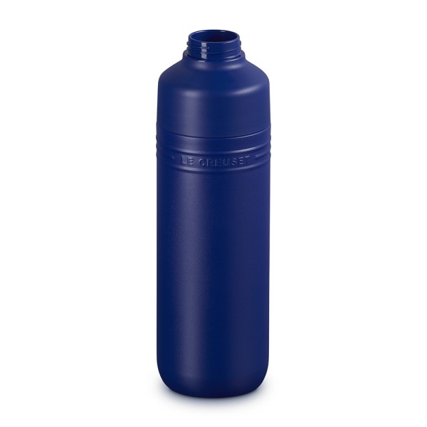 Le Creuset Trinkflasche On The Go Edelstahl Isolierflasche Azure Blau
