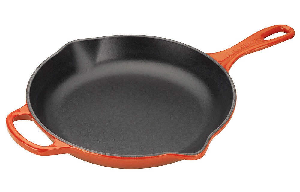 Le Creuset Brat- und Servierpfanne Signature Gusseisen Ofenrot 30cm