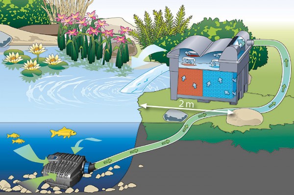 Oase BioSmart 16000 UVC Durchlauffilter Teich