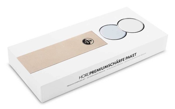 HORL 2 Premiumschärfe Paket - Abziehleder & Schleifscheibe 3000 & 6000