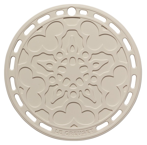 Le Creuset Silikon Untersetzer Tradition Rund Meringue 20cm
