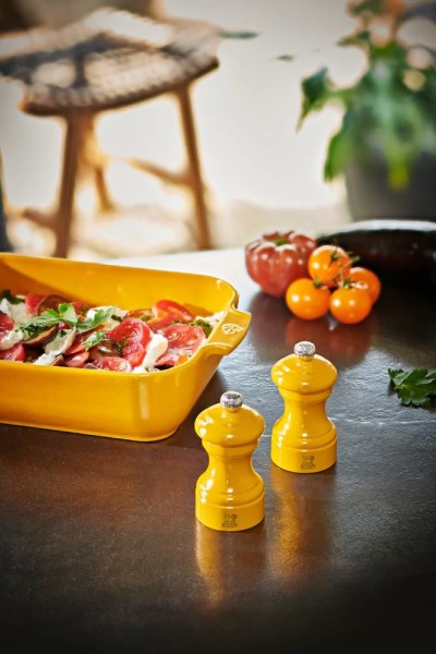 Peugeot Bistro Salzmühle Safrangelb Glanz 10cm