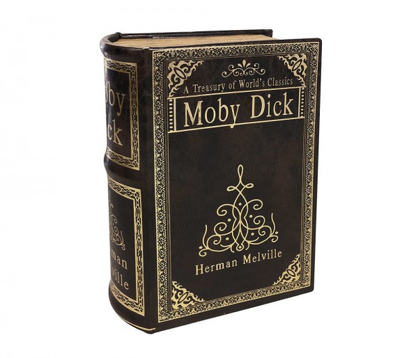 Hohles Buch MOBY DICK mit Geheimfach Vintage Buchversteck Antik-Stil