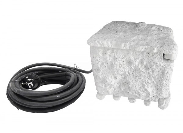 Ubbink StoneDecor 4-fach Außensteckdose Gartensteckdose Fels-Design