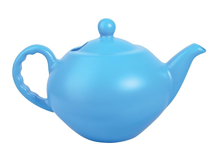 Gießkanne Teekanne XL Kunststoff Blau 7,5 Liter Giesskanne