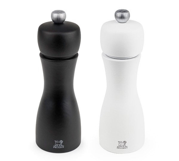 Peugeot Tahiti Duo Pfeffer- & Salzmühle Schwarz Weiß 15cm