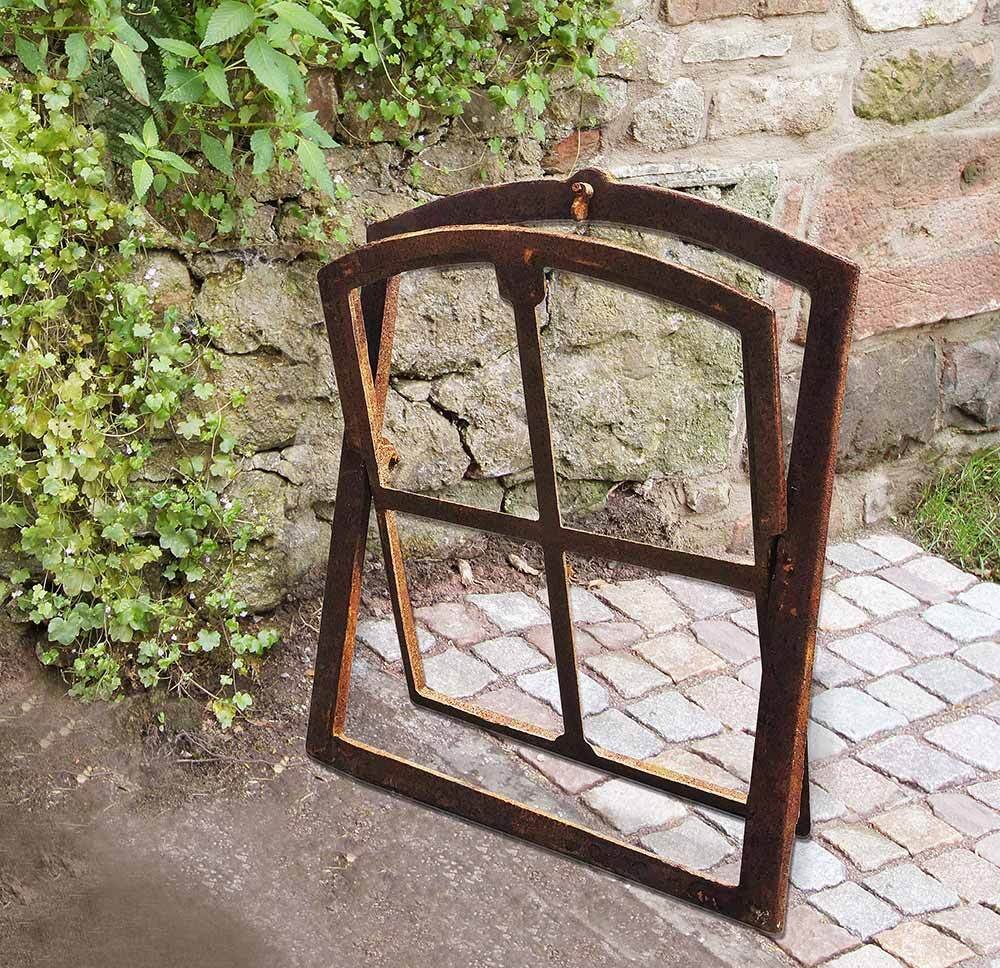Stallfenster zum Kippen Eisenfenster Rostig Kippfenster Rahmen Antik-Stil