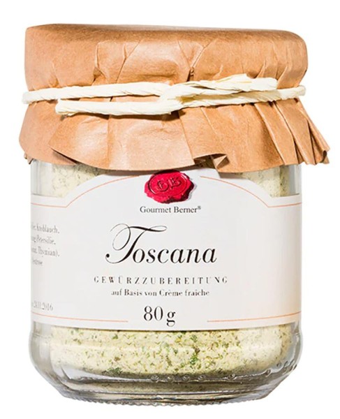 Gourmet Berner Toscana Dip Gewürzmischung für Créme Fraîche 80g