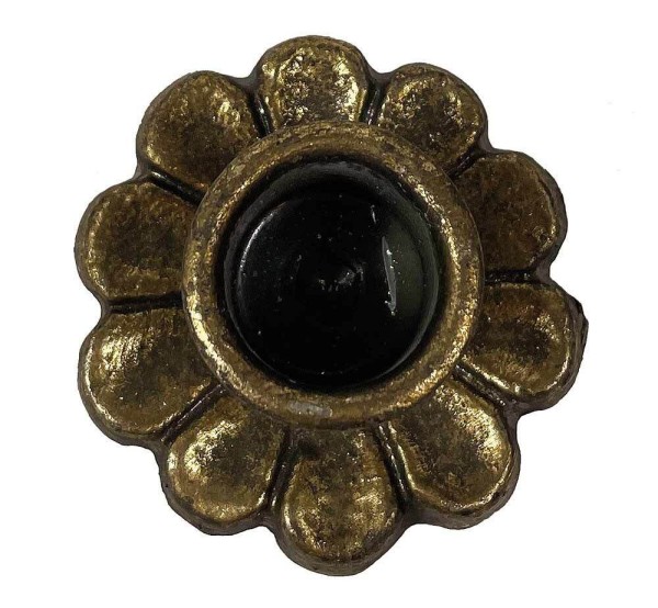 Kerzenständer Metall Gold Gusseisen Kerzenhalter Antik-Stil Ø 6cm