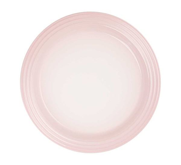 Le Creuset Frühstücksteller Steinzeug Shell Pink 22cm